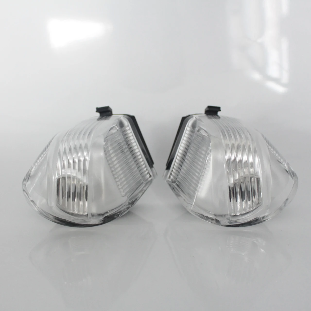 Per Ford Transit Custom Mk8 Wing Mirror Clear Indicatore Lens N/S 2012-2018