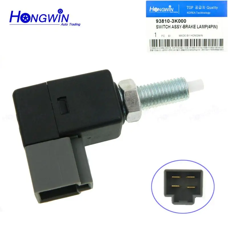 93810-3K000 Della Lampada Del Freno/Stop Posteriore Interruttore Della Lampada (4Pin) Per Il 1989-2014 Hyundai Accent/Elantra Kia Rio 93810 3K000/9381