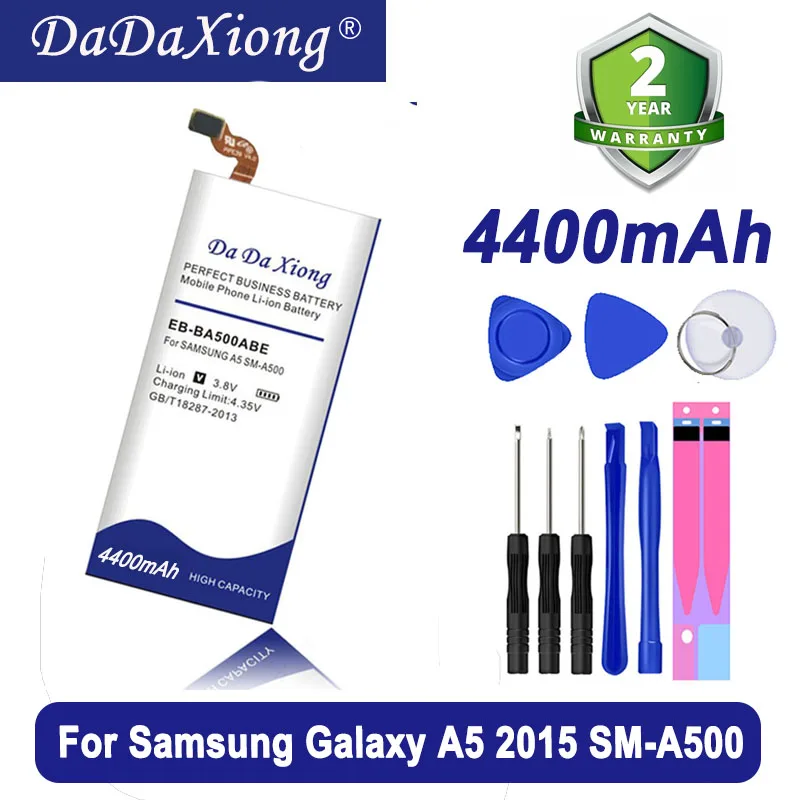 Dadaxiong 4400Mah Eb-Ba500Abe Per Samsung Galaxy A5 A5000 A5009 Sm-A500F A500F Sm-A500 A500 Batteria Del Telefono Cellulare