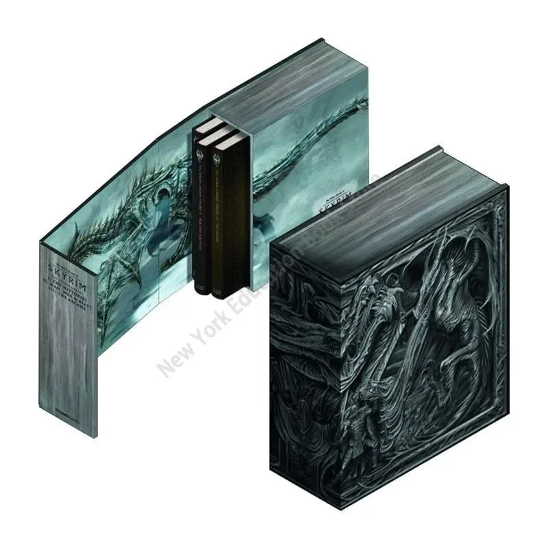 The Skyrim Library - Volume 1-3 (Set Box)Versi Bahasa Inggris Teks Cerita Permainan Fiksi Sains Buku Manga Bahasa Ingris Libros