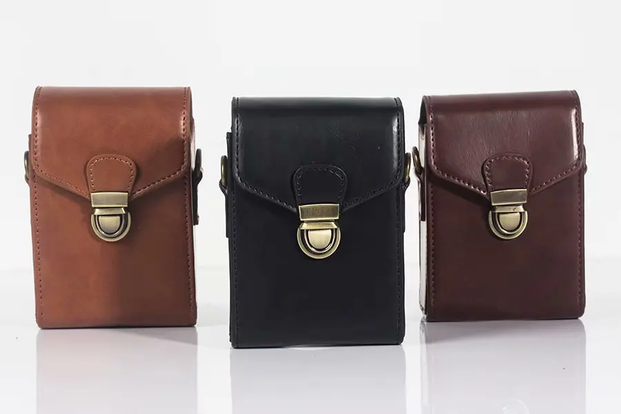 708 Borsa Per Fotocamera In Pelle Pu Per Ricoh Gr Ii Iii Fujifilm Xf10 X70 Xp140 Xp130 Xp120 Xp90 Xp80 Xp70 Xp60 Lx10 Rx100