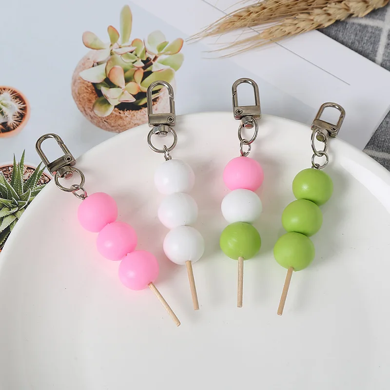 1Pc Simulazione Cibo Portachiavi Kanto Cottura Portachiavi Spiedini Pillole Colorate Portachiavi Simulazione Pillole Ciondolo Portachiavi