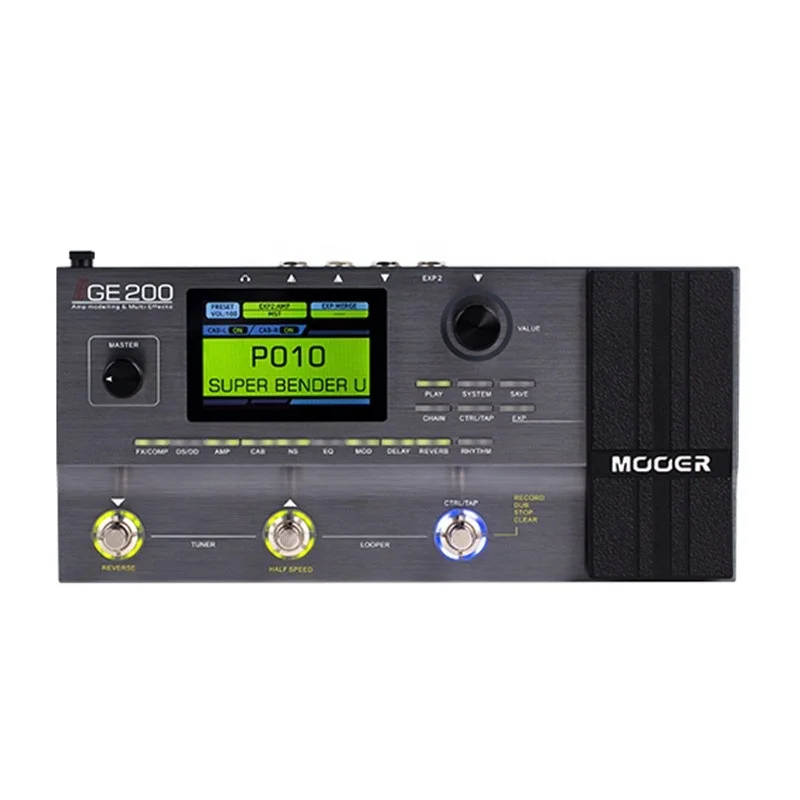 Pedale Del Processore Multi-Effetti Per Chitarra Mooer Ge-200