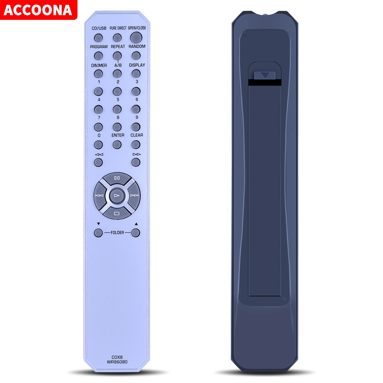 Nuovo Telecomando Cdx8 Wr96080 Per Yamaha Cd Compact Disc Player Cd-S300 Cds300