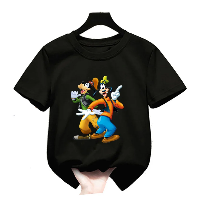 Disney A Goofy Movie Boys Girls Adolescente Abiti Tee Shirt Abbigliamento Per Bambini Magliette Bambini Cartoni Animati Casual Top