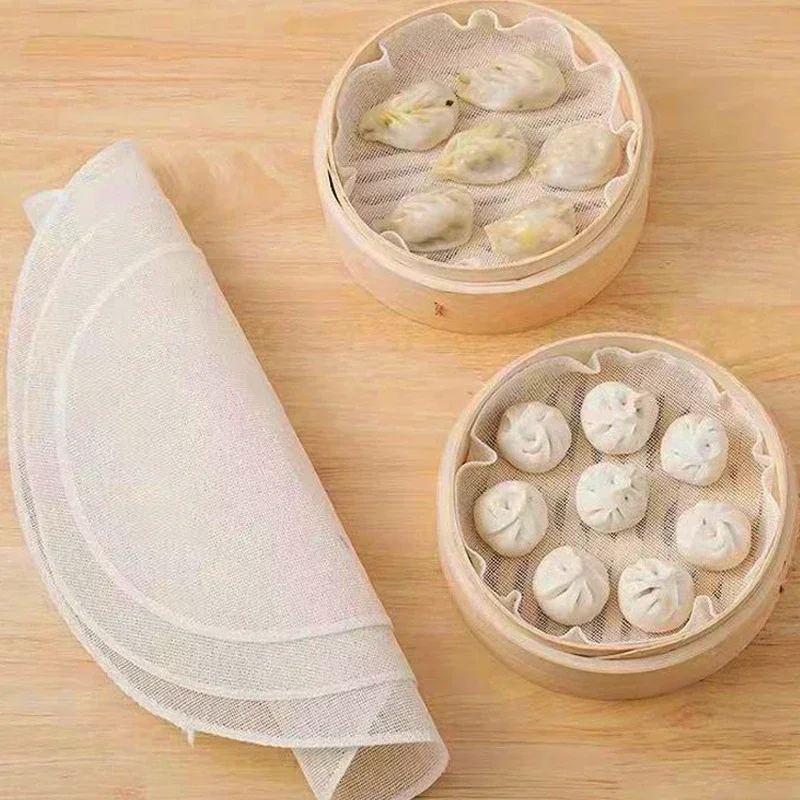 5 Pz Puro Cotone Steamer Panno Steamer Pot Accessori Per Pentole Istantanee Cucina Gnocchi Comida Steamer Cibo Accessori Da Cucina