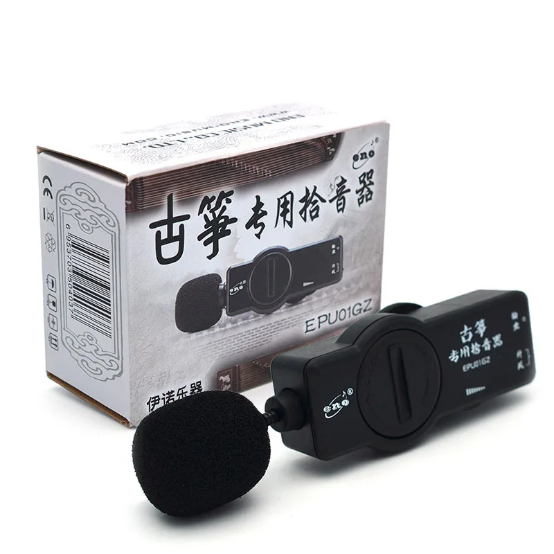 Pickup Per Microfono Eno Guzheng Con Controllo Del Volume Nero