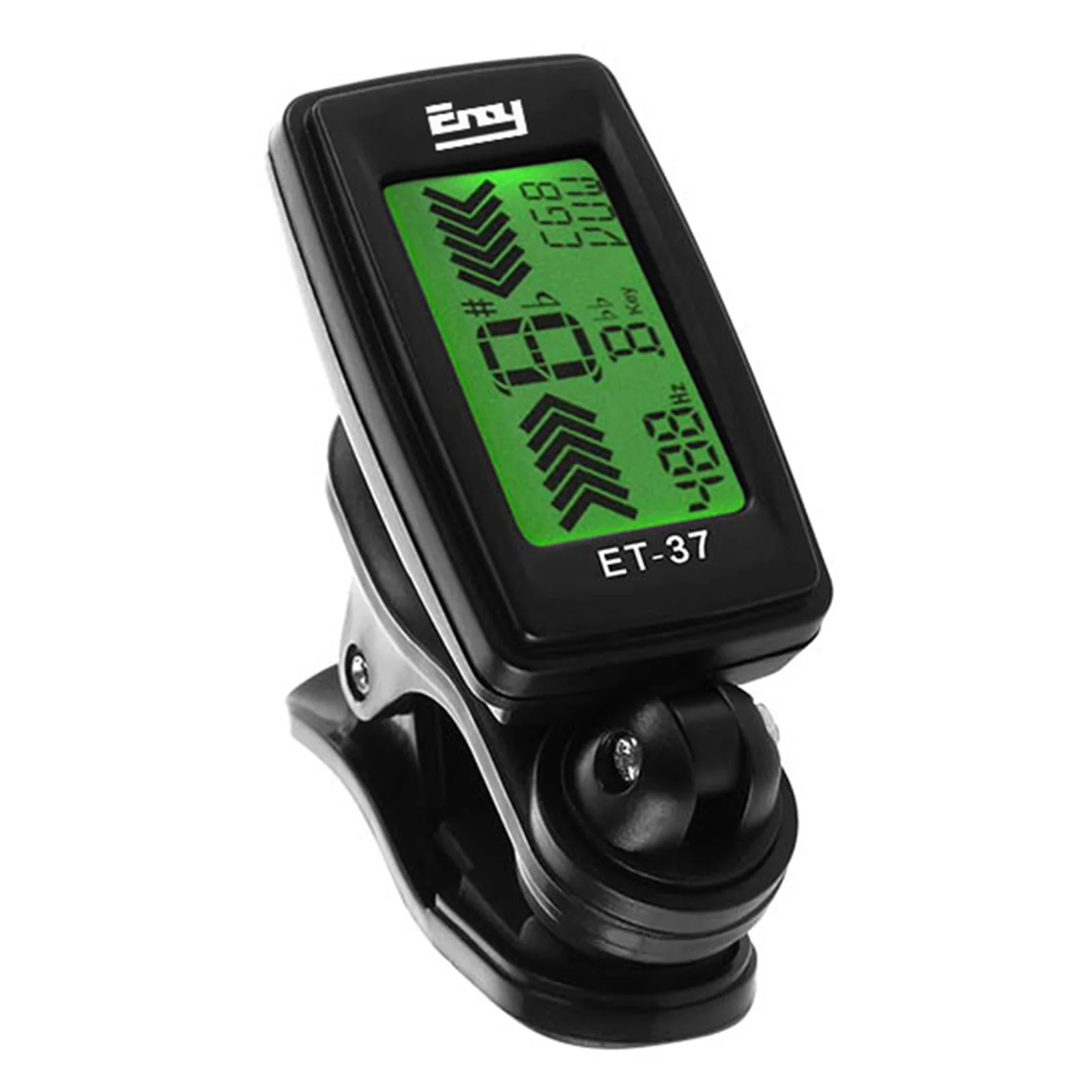 Eno Guitar Tuner Mini Lcd Clip-On Electronic Guitar Chromatic Bass Violin Ukulel Tuner Wind Instrument Universal Guitar Parts