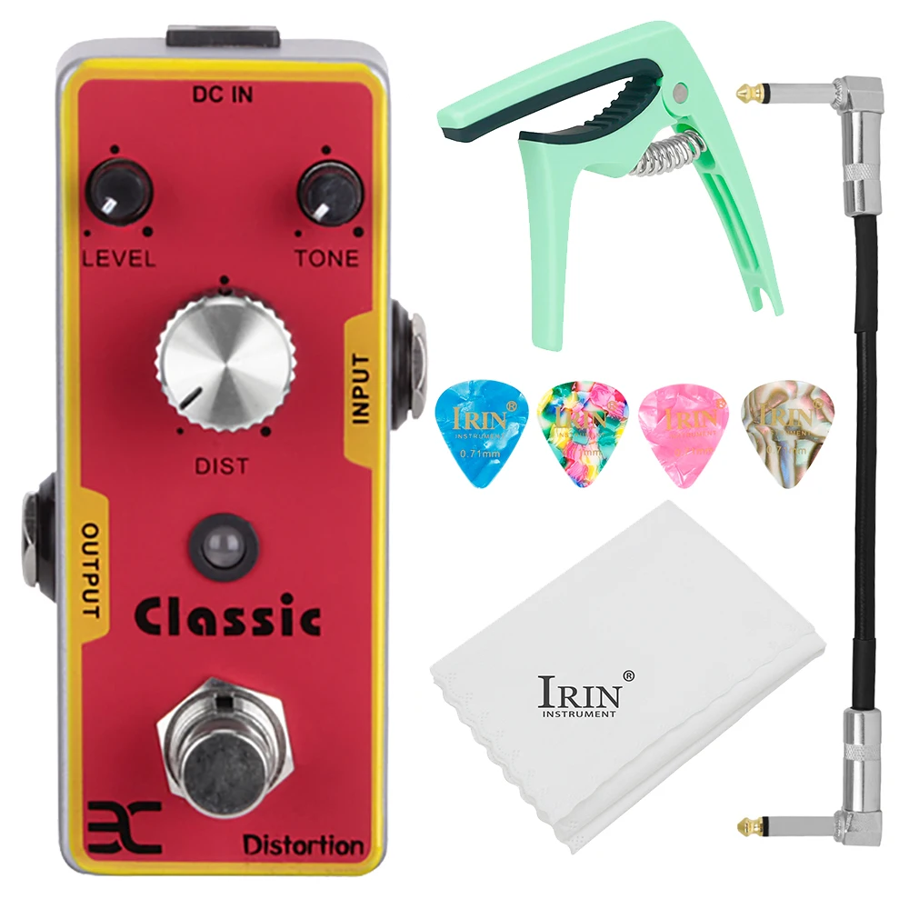 Eno Classic Distortion Guitar Effect Pedal British High Gain Distortion Con Potente Pedale Per Chitarra Elettrica A Media Frequenza Tc15