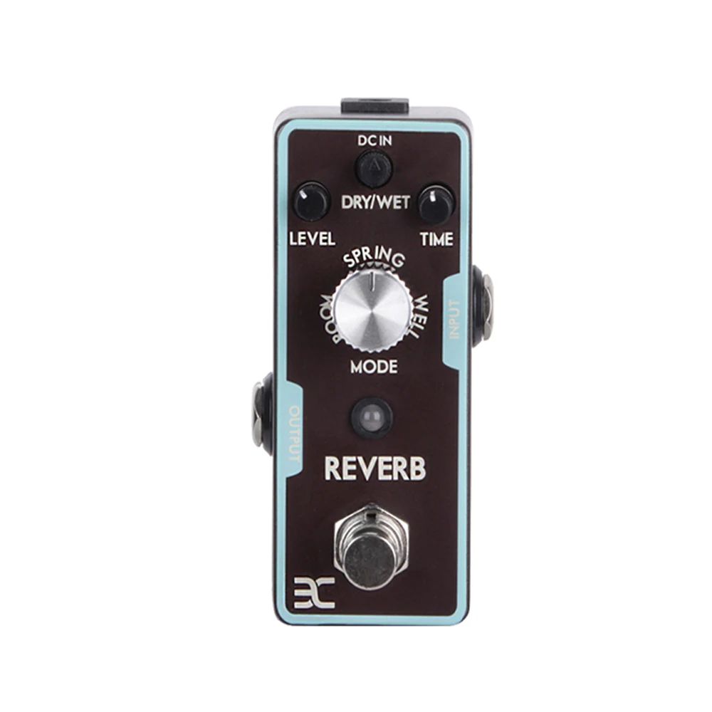 Eno Reverb Block Pedale Effetto Chitarra Elettrica Tre Toni Di Riverbero Pedale Spring Hall E Parti Di Chitarra Regolabili Ben Bagnate/Asciutte