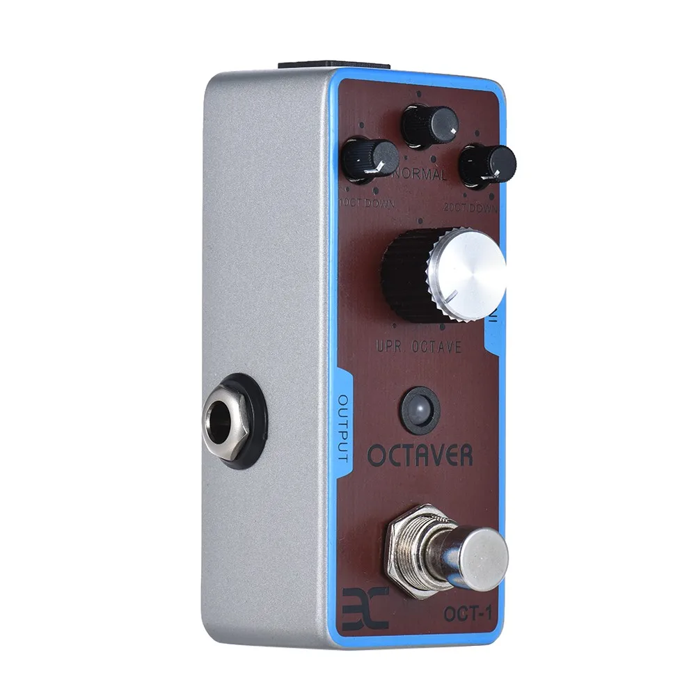 Eno Ex Oct-1 Octave Mini Octave Pedale Effetto Chitarra True Bypass Full Metal Shell