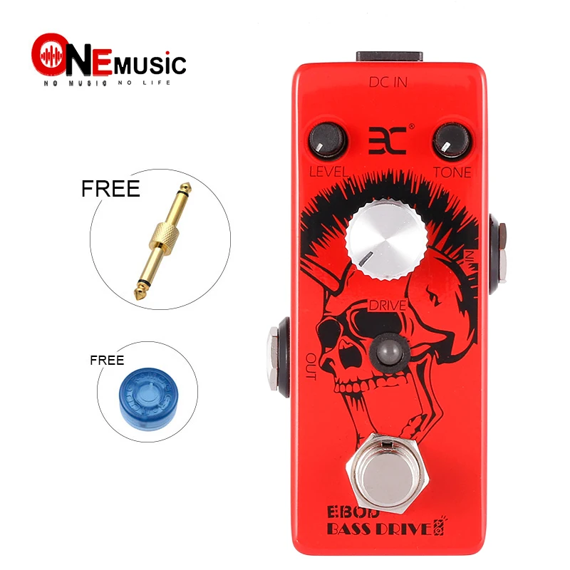 Ex Bass Micro Pedal Ebod Bass Overdrive Pedal Bass Effect Pedal Full Metal Shell True Bypass Bass Pedal