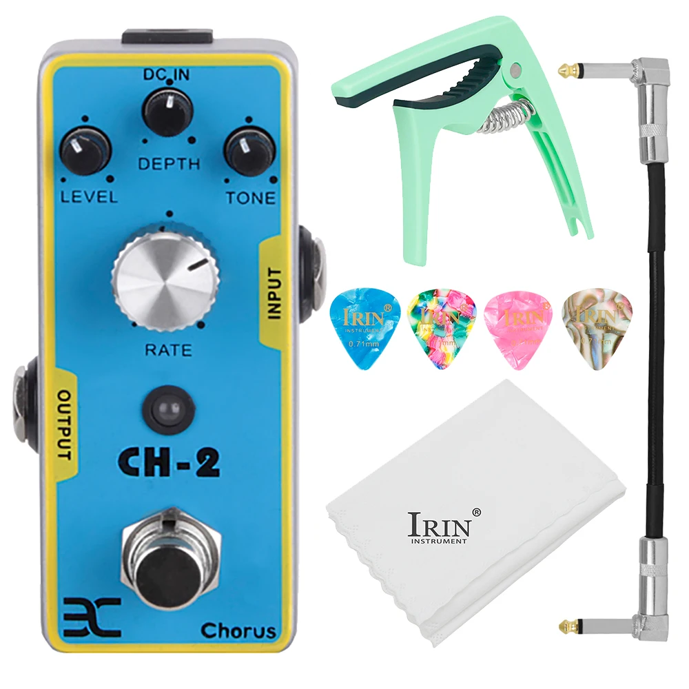 Eno Chorus Guitar Effect Pedal Processor Full Metal Shell Chorus Pedal Electric True Bypass Guitar Effect Parts Accessori Tc51