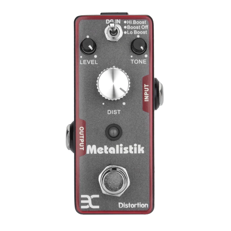 Eno Tc11 Metalistik Metal Distortion Pedale Effetto Chitarra Elettrica 3 Modalità Di Lavoro Lo Boost/Boost Off/Hi Boost Effects Pedal