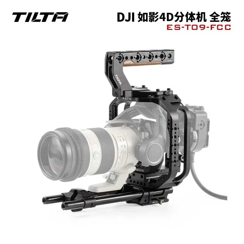 Tilta Dji Ronin 4D Flex Camera Cage Es-T09-Fcc Con Piastra Di Montaggio Del Corpo Della Fotocamera Per Dji Ronin 4D Flex Camera Film