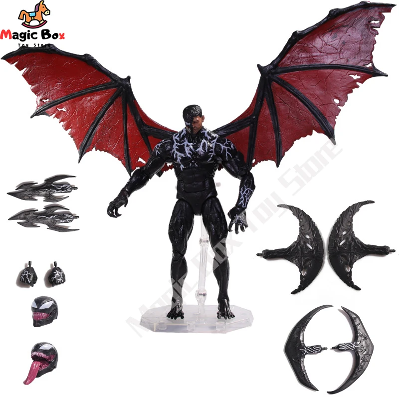 Marvel Legends Venom Carnage Figure Cletus Kasady Mafex 088 Venom Con Giunti Ad Alette Action Figure Giocattolo Regali Di Natale