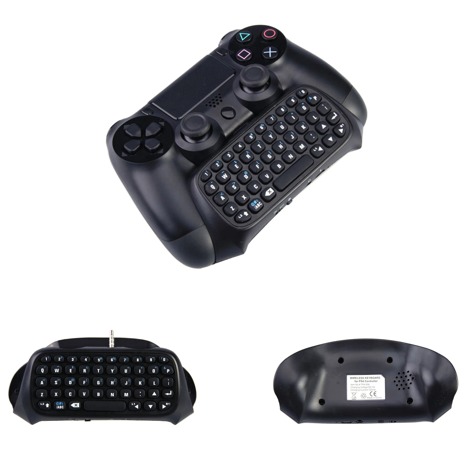 Ostent Mini Wireless Bluetooth Tastiera Maniglia Tastiera Joystick Chatpad Per Sony Ps4 Controller Wireless Accessorio Di Gioco