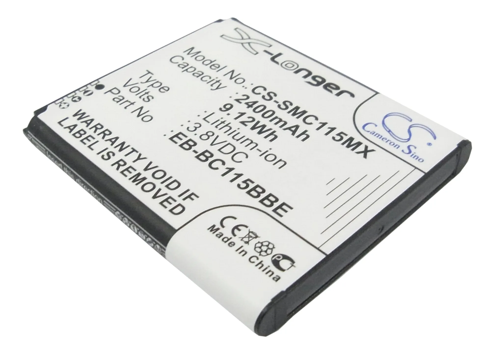 Batteria Cameron Sino 2000Mah Per Samsung Galaxy K Zoom 3G Galaxy S5 Zoom Sm-C111 C115 C1C1158 C115L Eb-Bc115Bbc