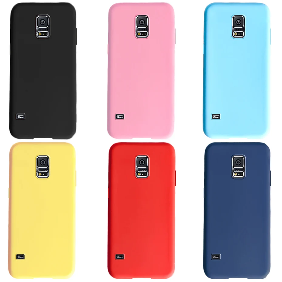 Custodia Morbida Sottile Per Samsung Galaxy S5 Cover Per Telefono Per Samsung S5 Neo Cover Posteriore Per Paraurti Samsung S5 I9600 Sm-G900F