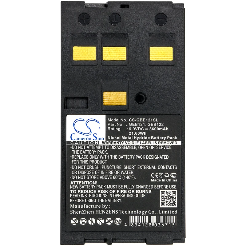 Cs 3600Mah Batteria Per Leica 400 Tcr805 Potenza 700 Tcr1102C 800 Tcr702 Tps400 Tps700 Tps800 Dna Strumenti Rcs1100