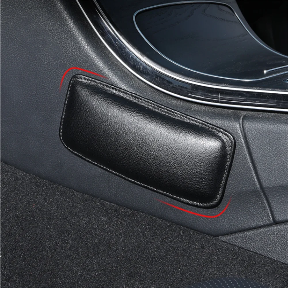 18 X8.2Cm Accessori Per Auto Ginocchiera In Pelle Per Opel Antara Astra K J H G Crossland X Grandland X Insignia Mokka X Signum