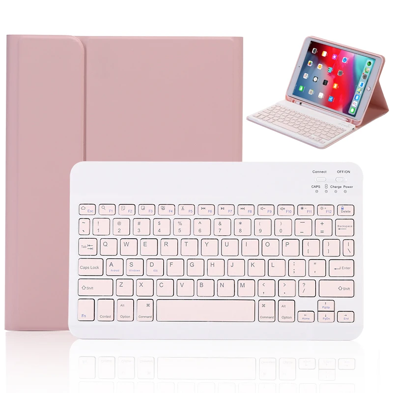 Custodia Con Tastiera Per Ipad 9.7 6Th 7Th 10.2 Pro 11 2020 Air Air 2 Smart Cover Per Ipad 8 Pro 9.7 Penna Tastiera