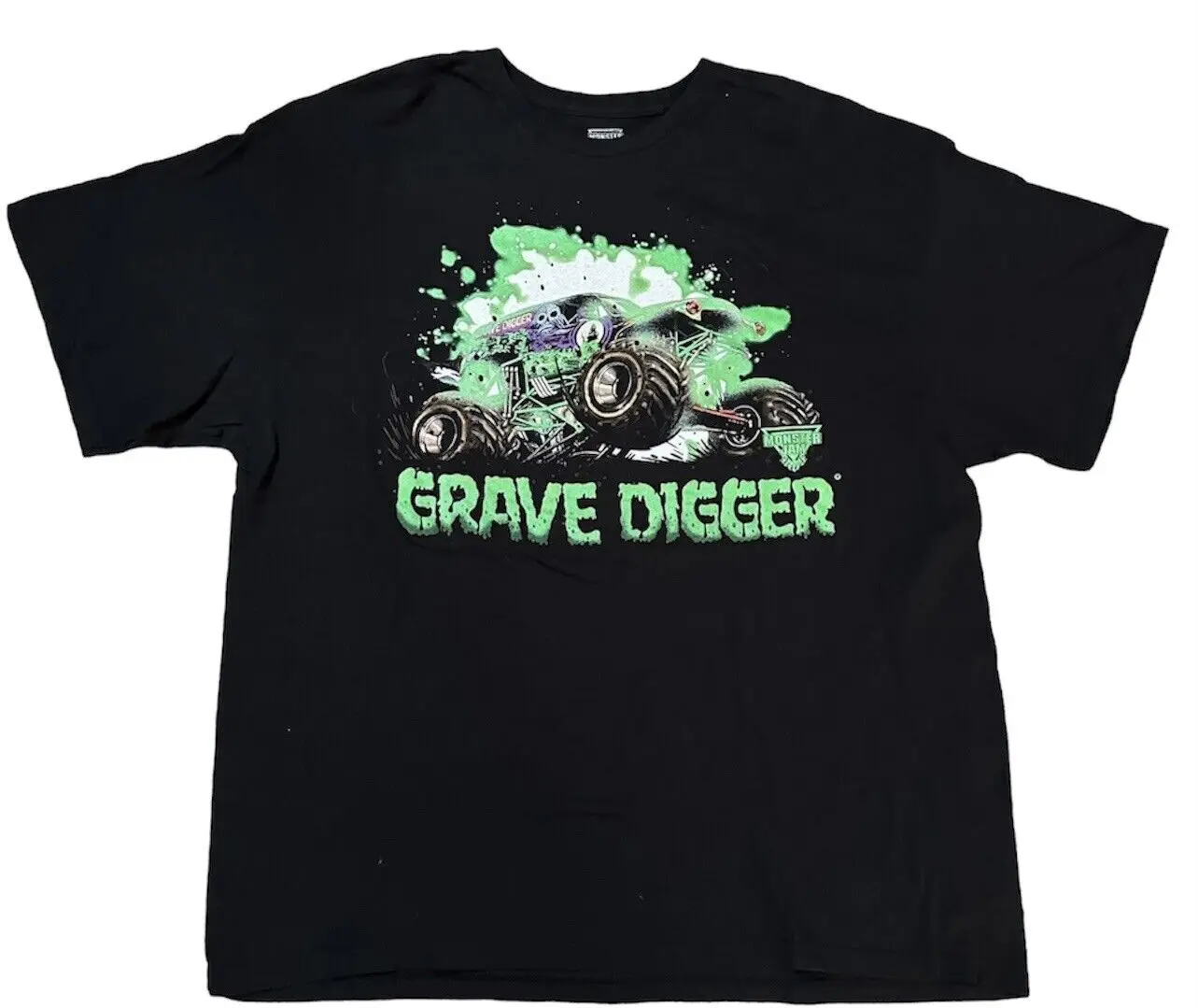 T-Shirt Vintage 2012 Monster Jam Mens Xxl Grave Digger Monster Truck