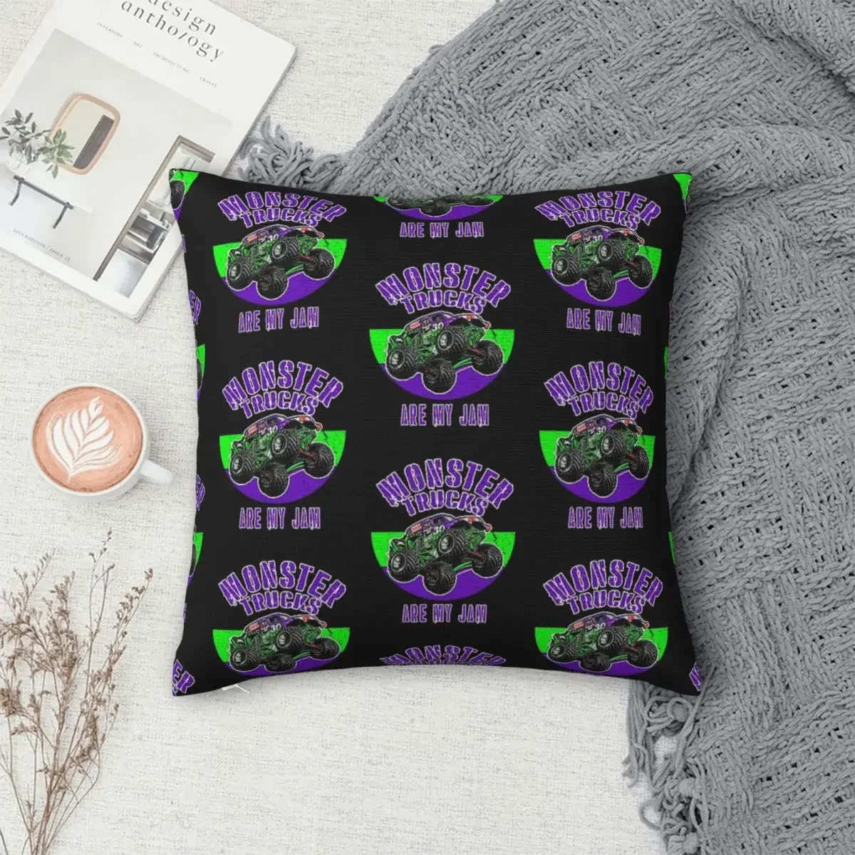 Monster Truck Are My Jam Grave Digger Vintage Art Zaino Federa Cuscino Comfort Cuscino Cuscino Decorativo Divano Usato