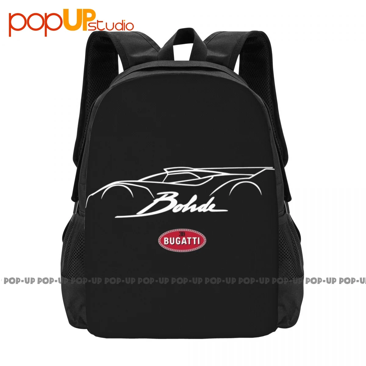 Bugatti Bolide Multicolor Distretto Veyron Chiron Zaino Grande Capacità Fashion Art Print Gym Tote Bag Multifunzione