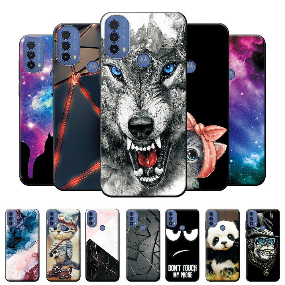 Custodia Per Motorola Moto E20 Cover Silicone Soft Tpu Nuove Custodie Posteriori Per Moto E40 E30 E20 Funda Capa Protettiva Per Moto E20 E 40