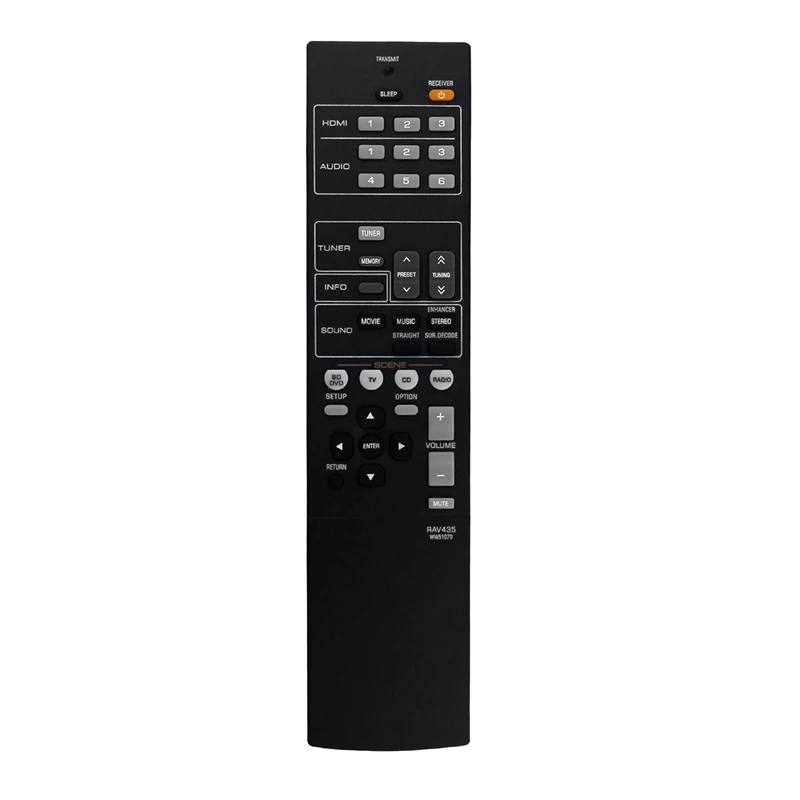 Rav435 Ww51070 Telecomando Per Ricevitore Audio/Video Yamaha Home Theater Htr-2064 Yht-196 Muslimate Ns-B20 Ns-C20 Telecomando
