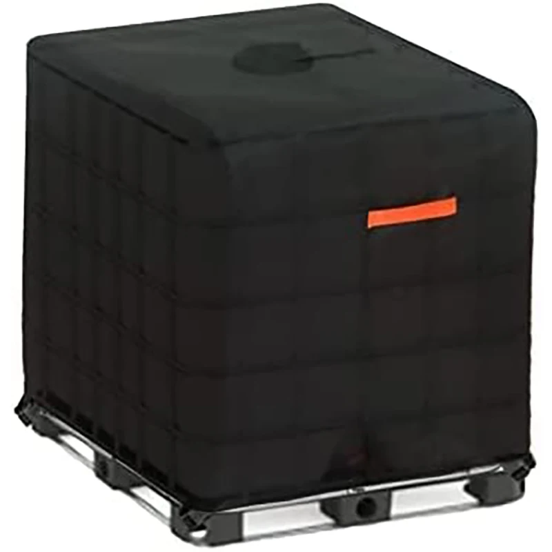 Ibc Tote Cover 330 Gallon Water Tank Protection Cover Zipper Heavy Waterproof Sunscreen Material 1000L Outdoor Garden Water