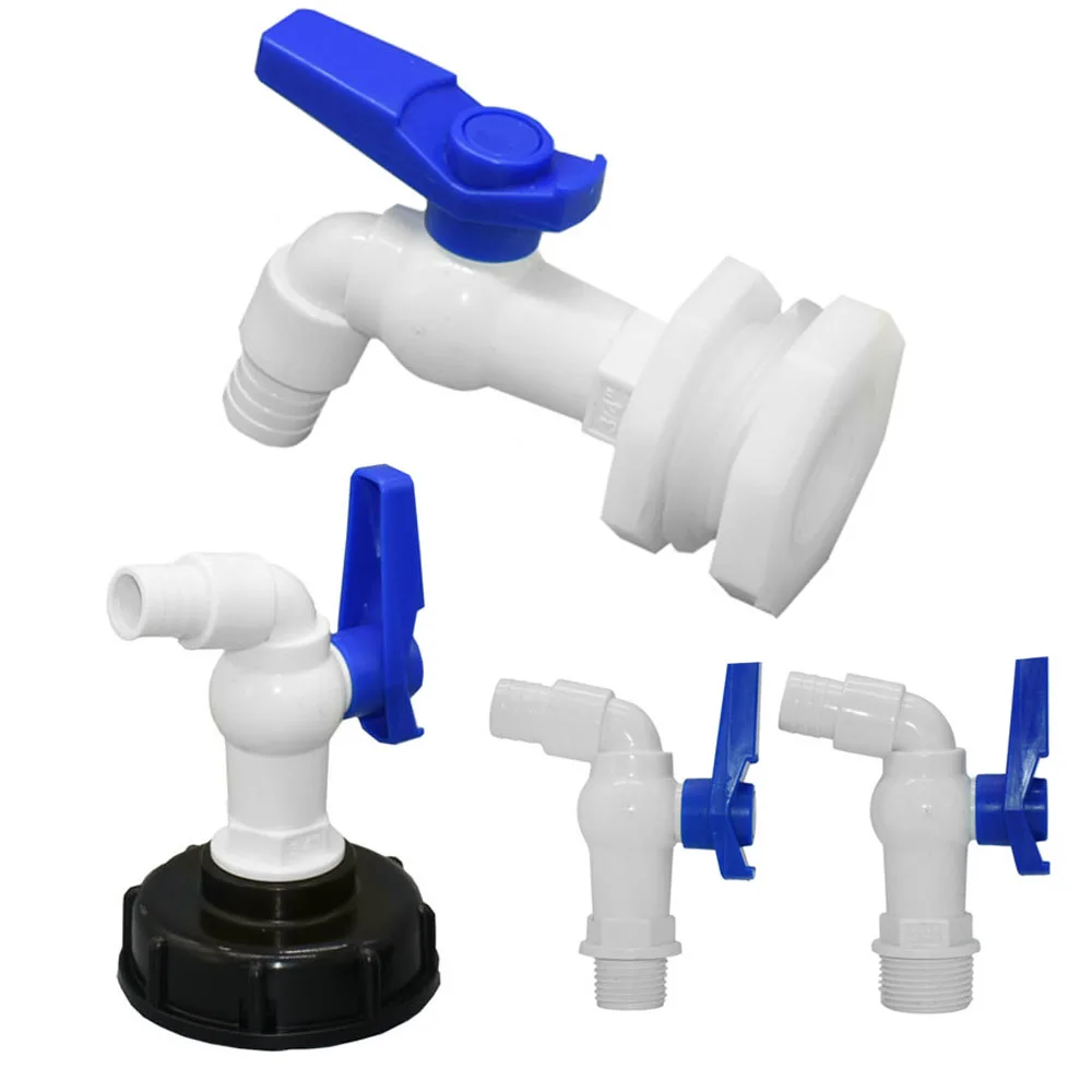 Ibc Tank Tap Adapter Valve S60X6 Filettatura Grossa Garden Quick Connect Faucet 1/2 3/4 "Maschio Tank Tap Accessorio Raccordo