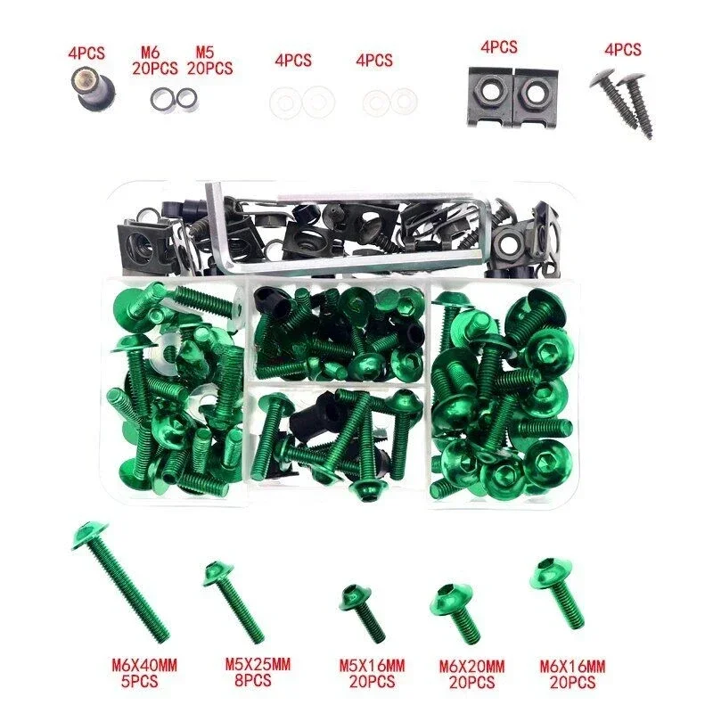 177 Pz Kit Completo Bulloni Carenatura Viti Per Mv Agusta F3 F4 F4R F4Rr Sym Jet X 125 14 Vespa Gts 300 125 Sprint Px Parti A Molla