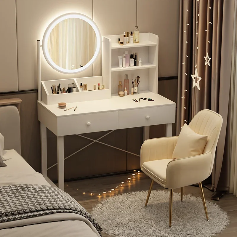 Nordic Lights Makeup Vanity Tables Comodini Moderni Vanity Tables Specchio Luxury Tavolino Da Rucco Mobili Per Camere Da Letto Wz50Vt