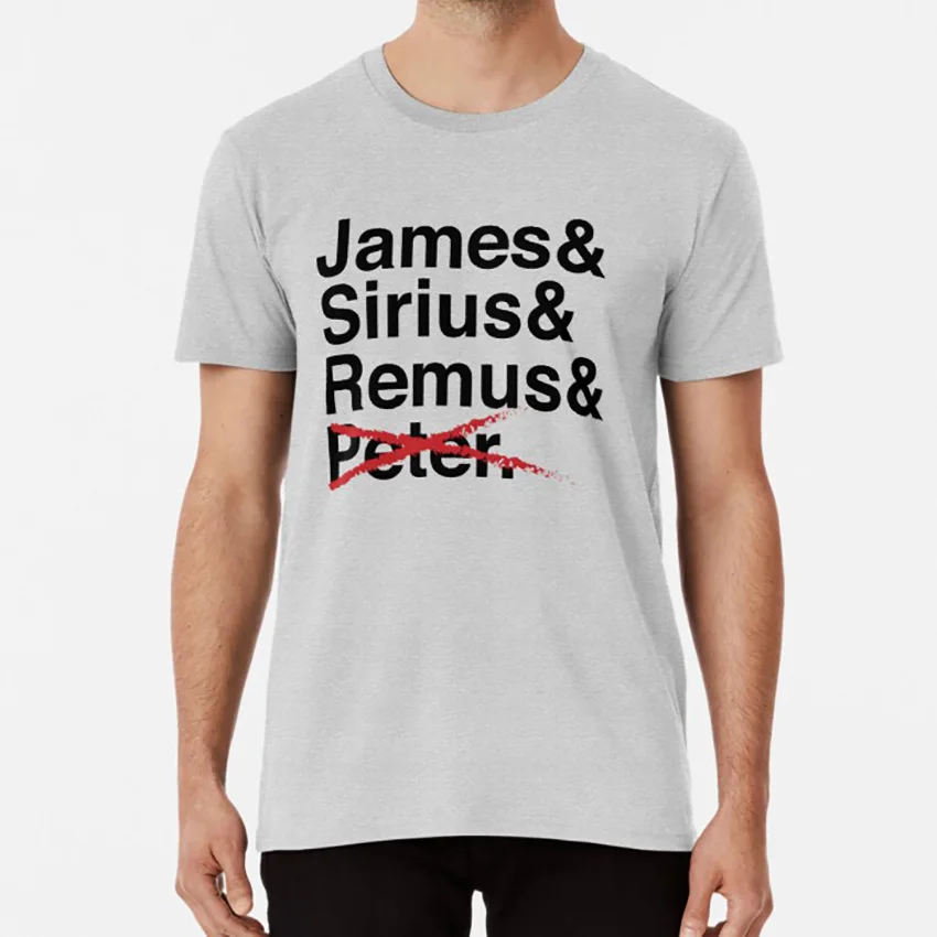 James & Sirius & Remus & X. T Shirt Marauders J K Rowling James Potter Sirius Black Remus Lupin Peter Pettised Book Books
