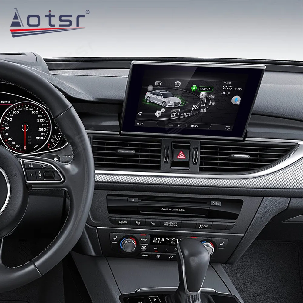 Android 11 Per Audi A6L 2016 2017 2018 Navigatore Gps Autoradio Carplay Schermo Stereo Multimedia Lettore Video Autoradio Unità Principale
