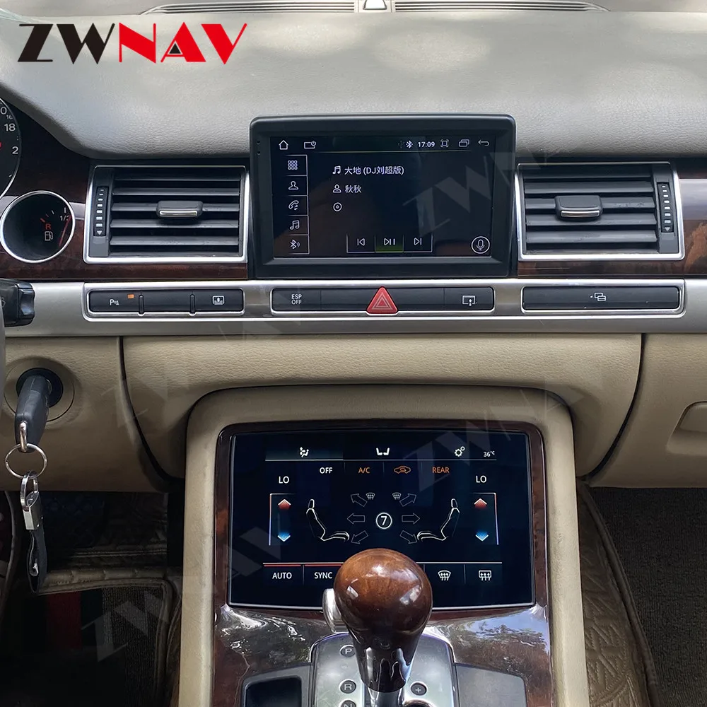 Android Touch Screen Ac Board Pannello Aria Condizionata Per Audi A8 Ips Ac Car Multimedia Radio Player Ricevitore Stereo Unità Principale