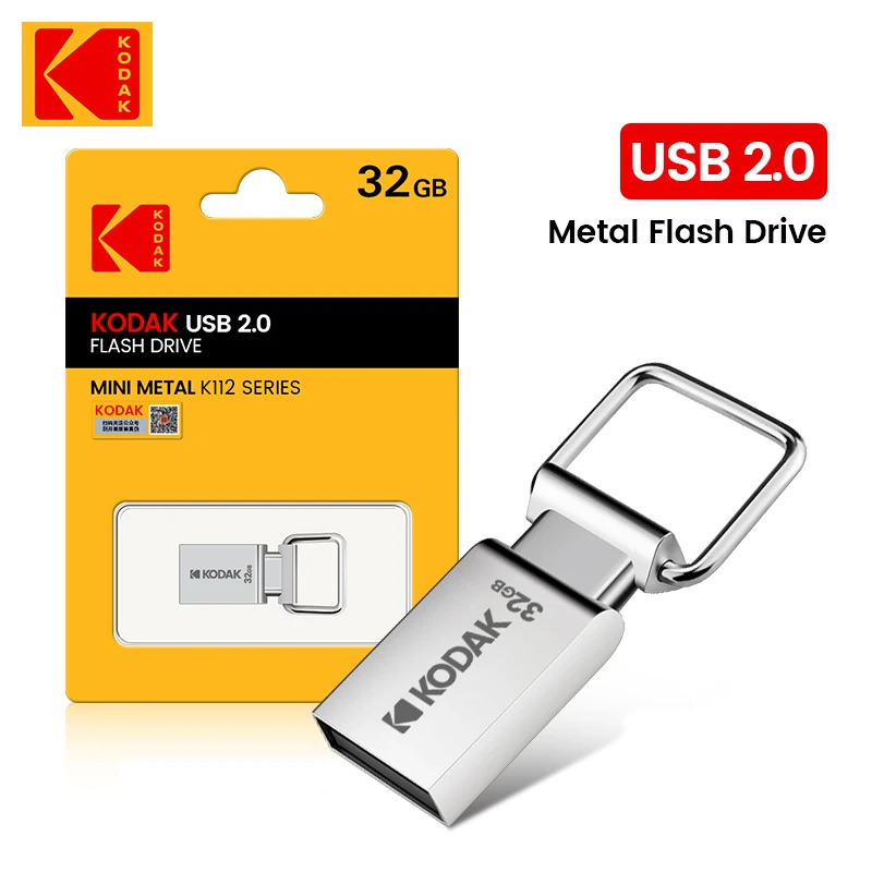 Kodak Usb2.0 Flash Drive Super Mini Pen Drive 32Gb 64Gb Memory Stick Usb Antipolvere Impermeabile Per Pc Macbook Car K112