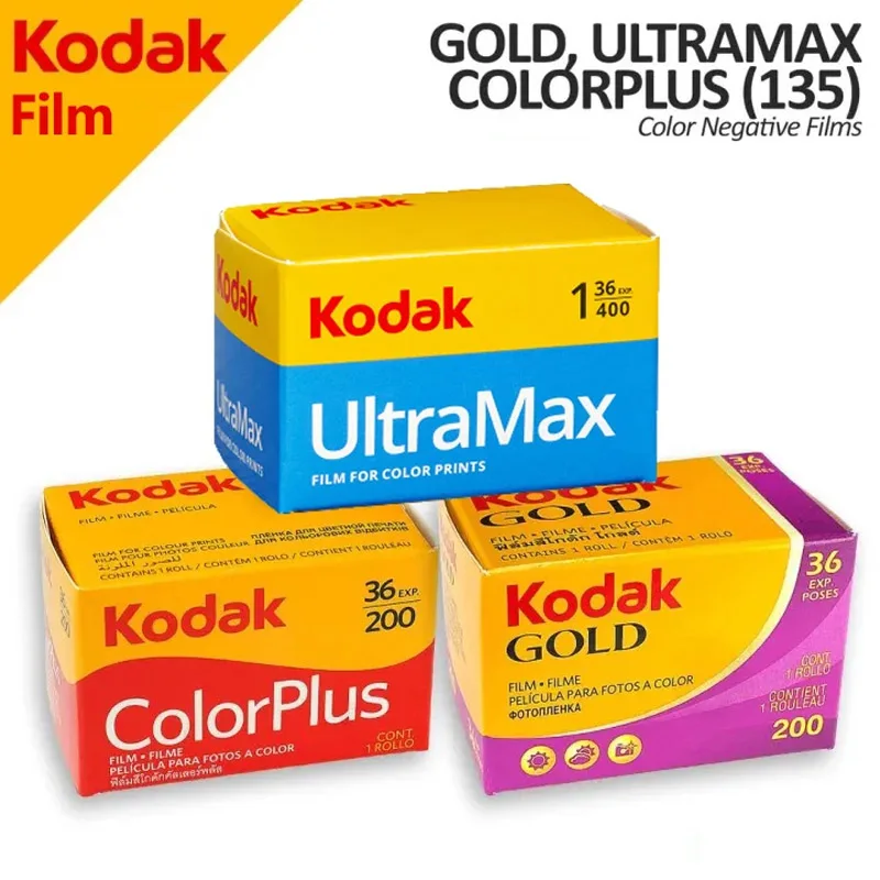 Kodak Colorplus 200 /Ultramax 400/Gold 200 Color Print 35Mm Film 36 Esposizione Per Rotolo Adatto Per Fotocamera M35 / M38 /H35 2025 Year1