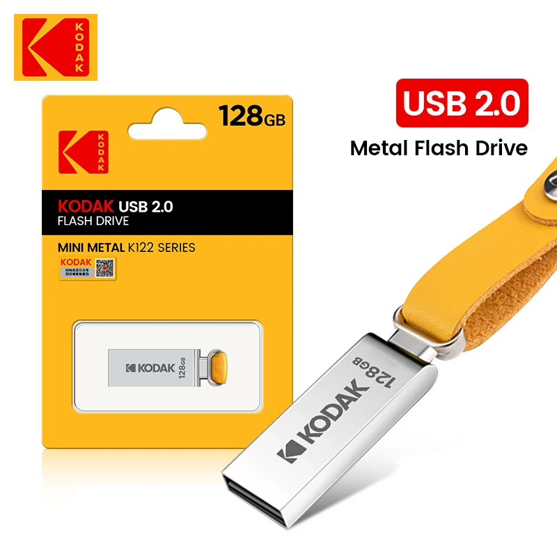Kodak Mini Metal Usb Flash Drives Cordino 64Gb Usb2.0 Thumb Drive 32Gb Per Laptop Per Auto Destops Macbook