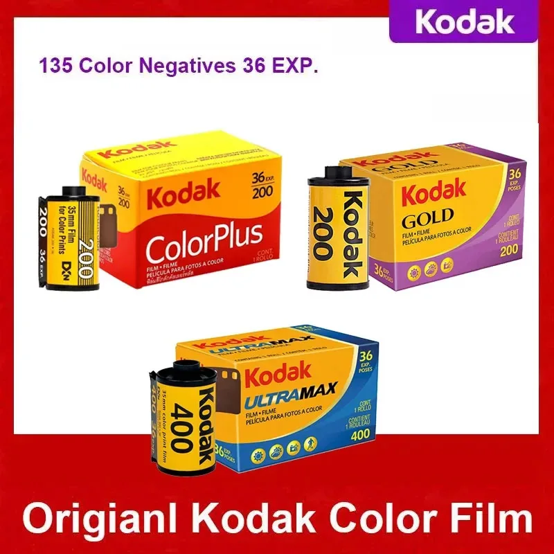 Kodak Colorplus 200 /Ultramax 400/Gold 200 Color Print 35Mm Film 36 Esposizione Per Rotolo Adatto Per Fotocamera M35 / M38 /H35 2025 Year1