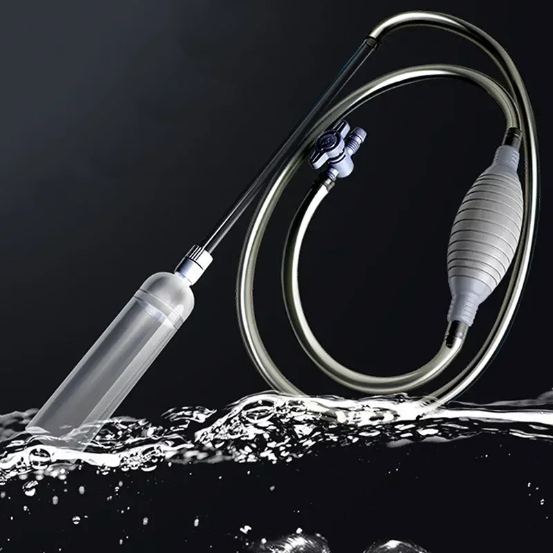Ghiaia Acqua Acquario Cambio Aspirapolvere Semiautomatico Pompa Sifone Serbatoio Filtro Accessori Sifone Acuario Pesce