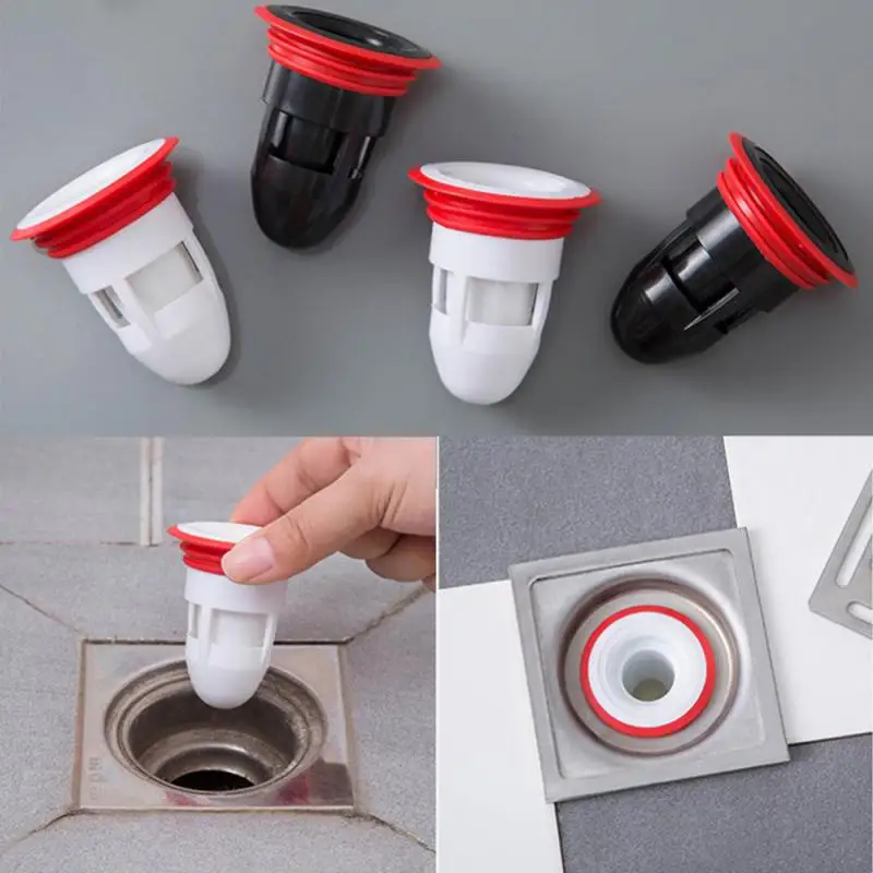 New Bath Shower Floor Strainer Cover Plug Trap Sifone Lavello Cucina Bagno Filtro Di Scarico Dell'Acqua Deodorante Per La Prevenzione Degli Insetti