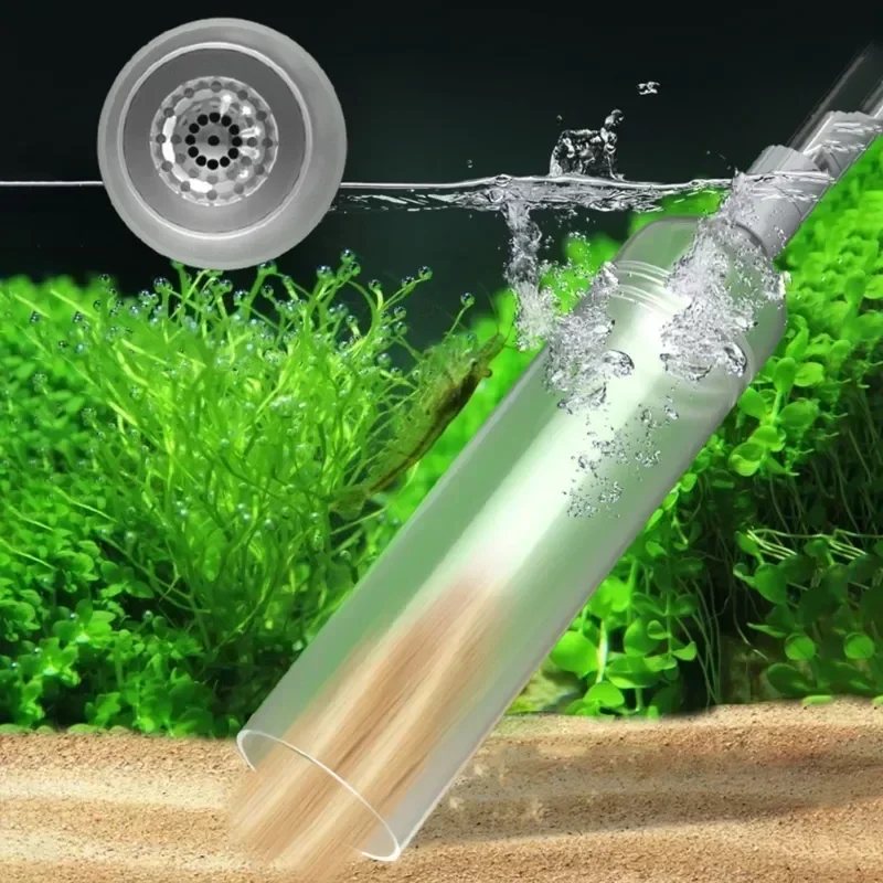 Syphon Cleaner Fish Acuario Water Vacuum Sifone Accessori Changer Aquarium Semiautomatico Ghiaia Filtro Pompa Cambio Serbatoio