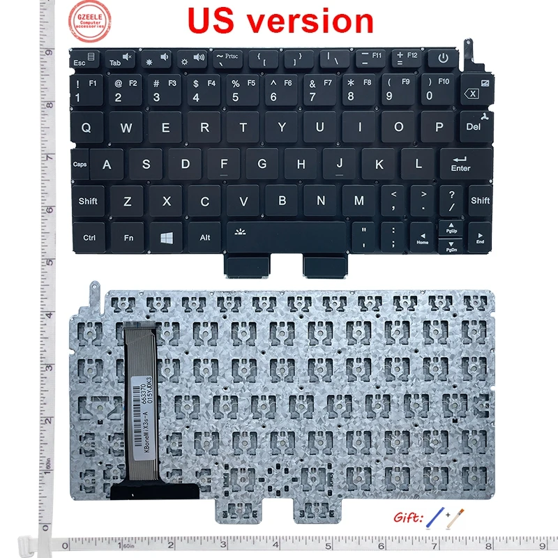 Nuova Tastiera Usa Per One-Netbook Per One Netbook Onemix 3 One Mix 3S One-Mix 3Pro English Us A09E I7-1051Y I5-10210Y Senza Fram