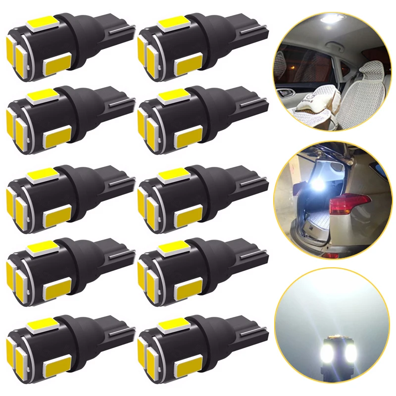 10X T10 Led W5W Led Luci Interne Per Auto Per Skoda Octavia Rapid Fabia Favorit Felicia Roomster Superb Yeti Leds Per Auto 12V