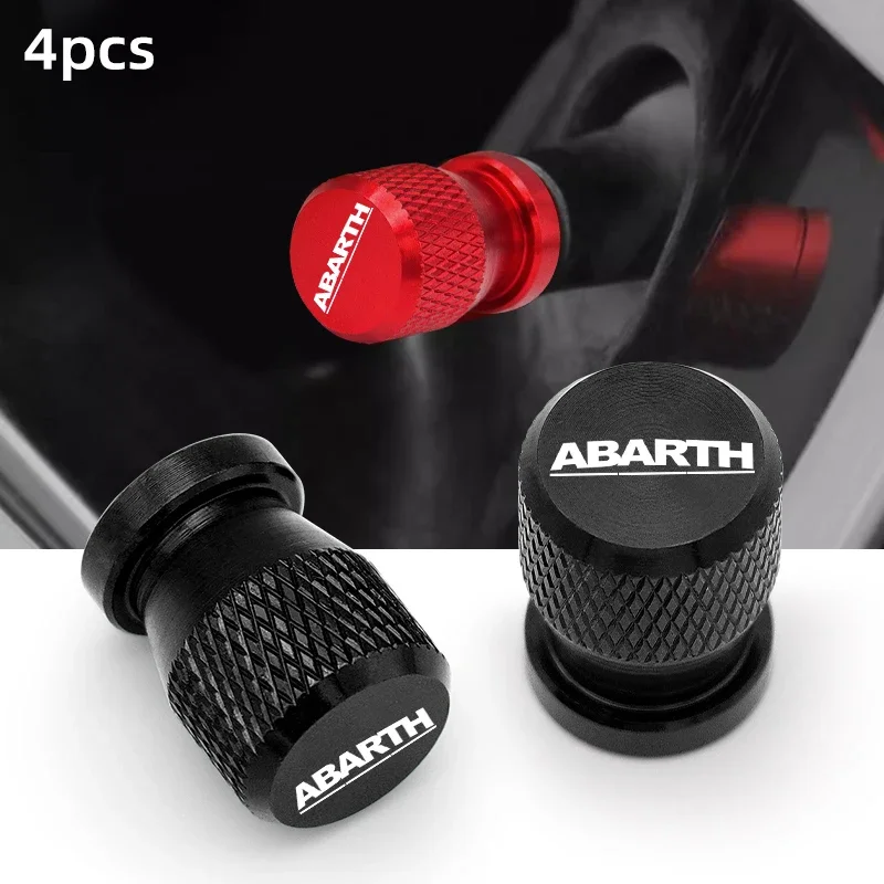 Tappi Per Valvole Per Pneumatici Per Ruote Auto Copri Stelo Per Pneumatici Airdust Impermeabile Per Fiat Abarth 595 Abarth 500 Abarth 124 Spider Acces