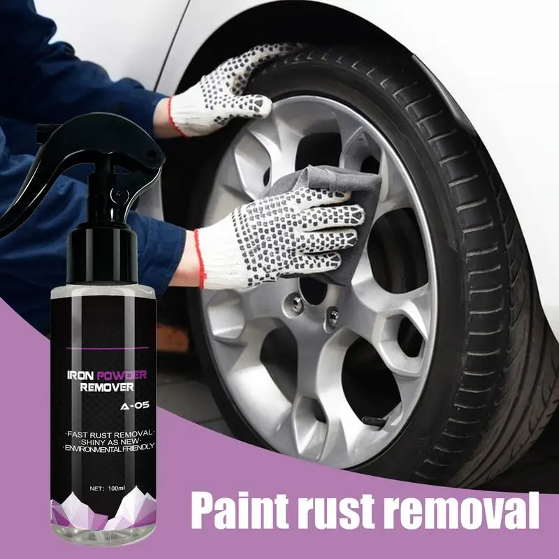 Auto Rust Remover Spray Iron Remover Car Detailing Fallout Rust Remover Spray Multiuso Auto Car Care Spray Antiruggine