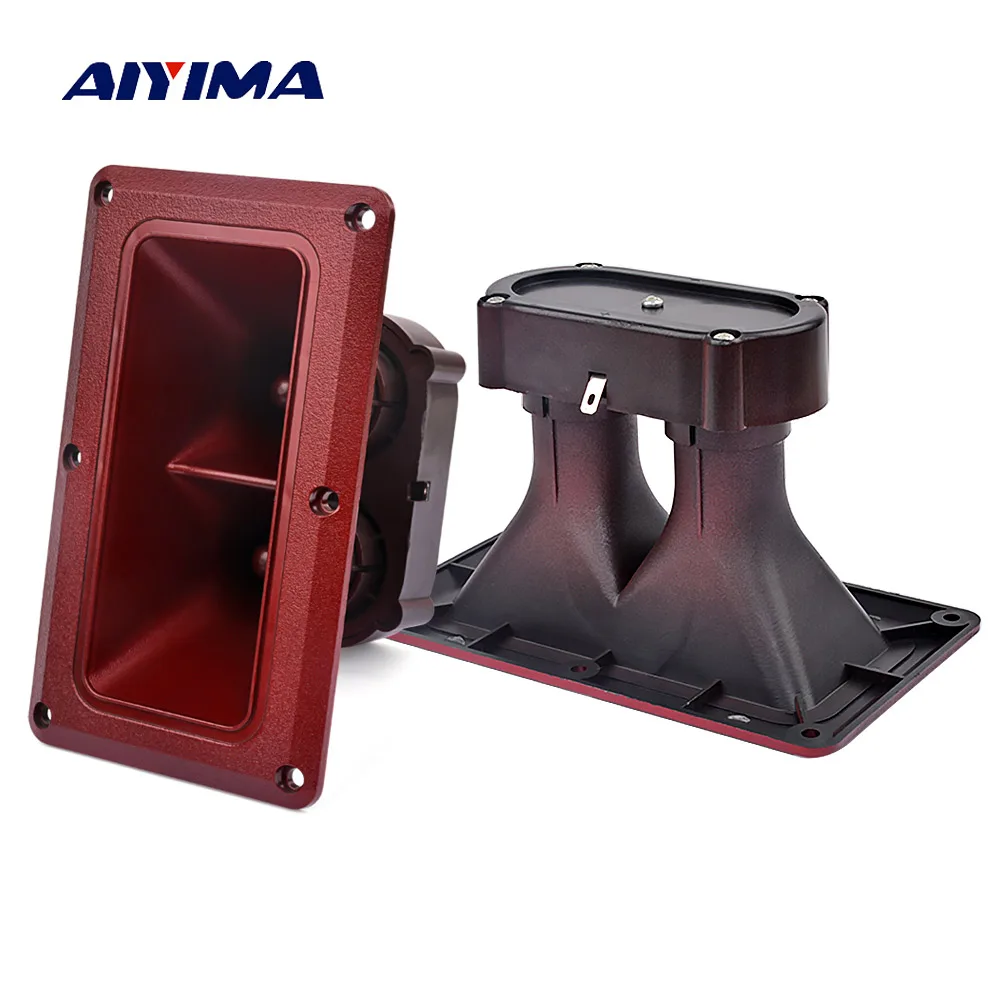Aiyima 2Pcs Dual Piezo Tweeter 160*94Mm Altoparlante Piezoelettrico A Tromba 150W Buzzer Treble Piezo Head Driver Altoparlante Da Palcoscenico